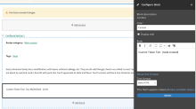 Edit Entity Token Block in layout builder