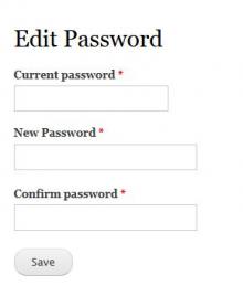 Edit Password even User is Logged in