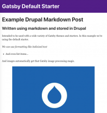 Gatsby Post Example