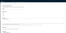 Example of Extra Field config page
