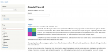 Facets search screenshot