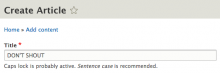 Case notification