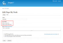 Field Readonly displays non-accessible fields in edit forms as read-only items.