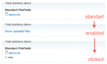 Field Statistics demo