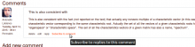 Example of a notification flag