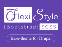 FlexiStyle Bootstrap SCSS base theme for Drupal 