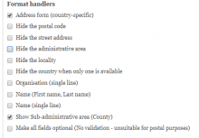 Adds checkbox for Show Sub-administrative area (Count) in format handlers