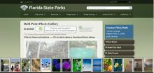 Full Page Gallery is used on floridastateparks.org