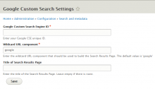 Google Custom Search | Drupal