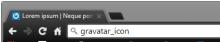 Gravatar icon