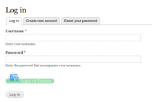 gsis login alter login form