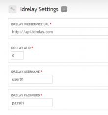 idRelay drupal settings