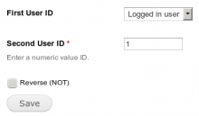 Settings form