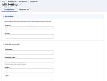 IMS settings