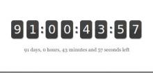 jQuery Countdown Timer