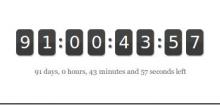 jQuery Countdown Timer