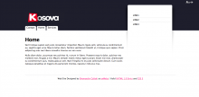 screen shot for kosova theme