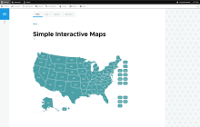Screenshot of a basic map