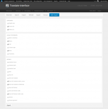 Bulk Export Interface