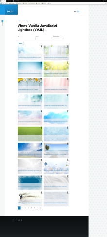 Views Vanilla JavaScript Lightbox (VVJL) Screenshot
