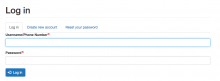Login Page