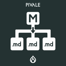 Markdown MD Sitemap logo / icon.
