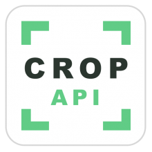 Crop API logo.