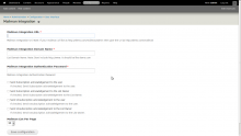 Mailman Integration Configuration