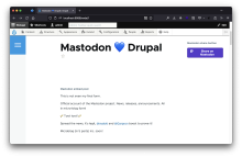 Mastodon embed and share button