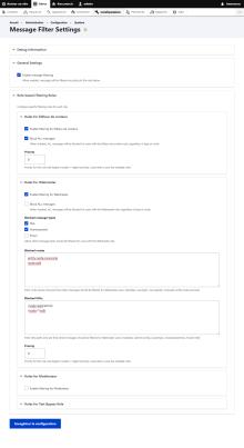 Configuration form