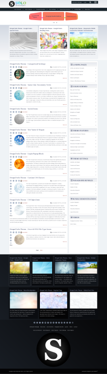 Drupal Solo Theme