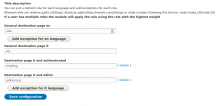Multilingual Login Redirect module