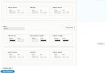 Configuration page