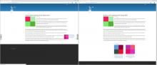 Screenshot of theme options