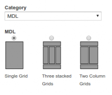 Material Design Lite layouts