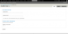 Configuration Screen