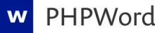 PHPWord library