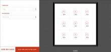 Drupal commerce product builder screenshot (poster builder)