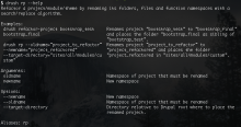 Screendump of terminal