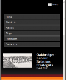 What a responsive menu looks like