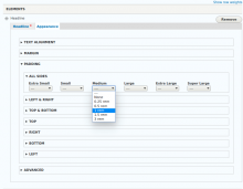 Form widget example using field_group to group multiple responsive class fields