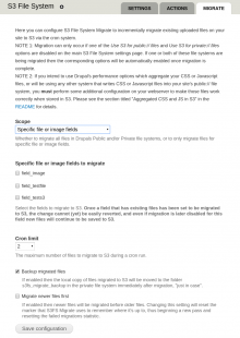 Configuration form