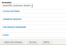 Scald RSS enclosure element Formatter in the views configure field