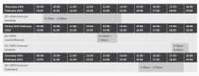 Views Schedule