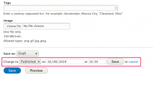 Scheduling options