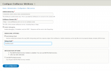 Main Config Screen