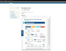 GroupDocs Online Document Viewer Embedded In Drupal Page
