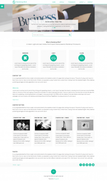 Bootstrap Mint - Home page