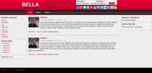 Screenshot: Bella theme