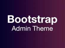 Bootstrap Admin Theme
